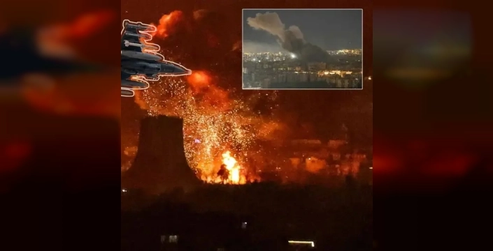 İran'da şok gelişme: Tahran petrol depoları vuruldu, misilleme Hayfa'ya yapıldı!