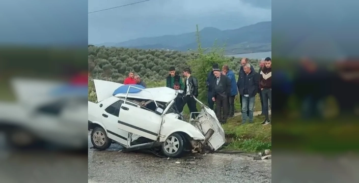 Manisa'da feci kaza: Üç kişi yaralandı, biri ağır