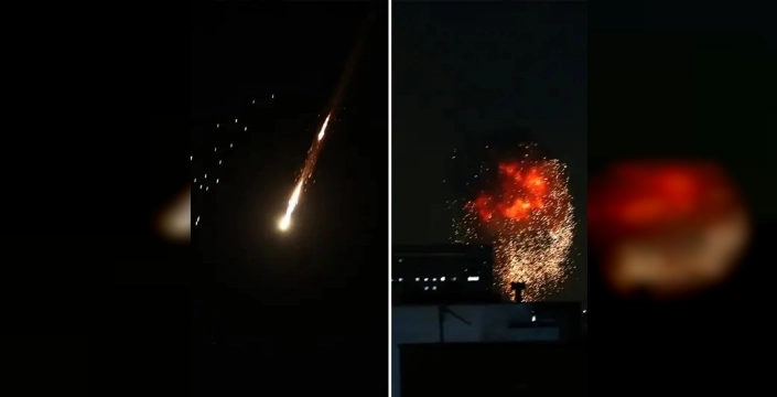 son dakika: İran, İsrail'e art arda 3 dalga misilleme saldırısı düzenledi, bölge alev alev