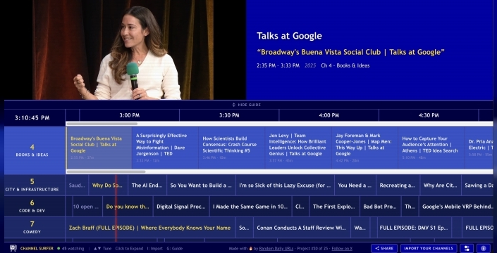 YouTube'u eski usul kablolu TV gibi izleyin: Channel Surfer ile nostaljik deneyim