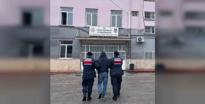 14 yıl hapis cezası olan firari hükümlü Afyonkarahisar'da yakalandı!
