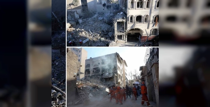 İsrail, Tahran'daki sinagog çevresini vurdu: 'Tamamen yerle bir oldu' iddiası