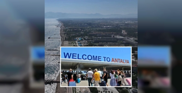 Antalya'nın plajları doldu taştı: Yabancı turist akını 6,5 milyonu aştı, otellerde yer kalmadı!
